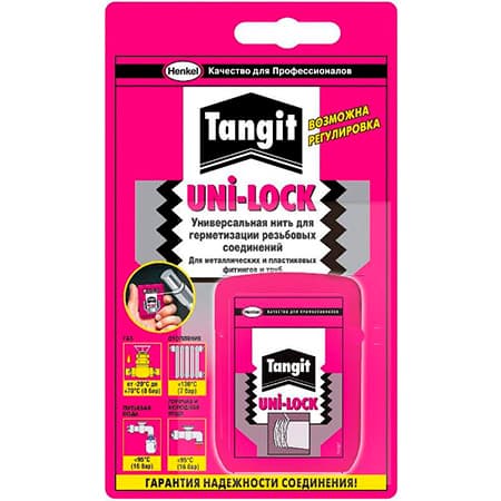 Нить для герметизации резьбовых соединений Tangit Uni-Lock 20м. 793039/3002702