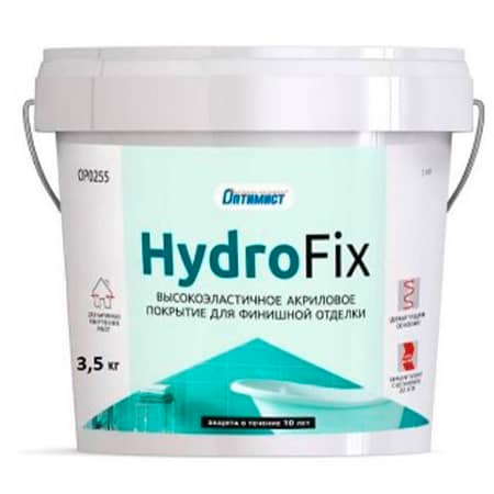 Покрытие HydroFix высокоэластичное гидроизоляционное "Оптимист" 3,5кг. С 407/100