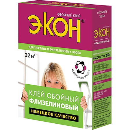 Клей ЭКОН обойный Флизелиновый 200г. 2077903