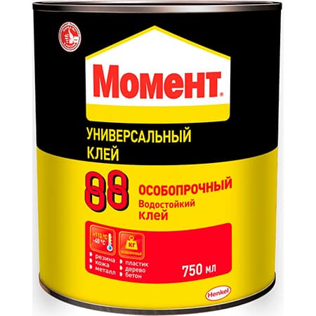 Контактный универсальный клей Момент88 Особопрочный 750мл. 1777022