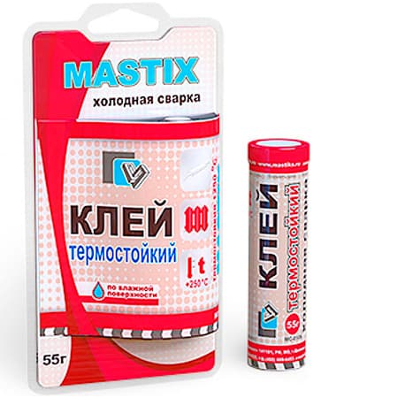 Холодная сварка Mastix термостойкая 55г/24