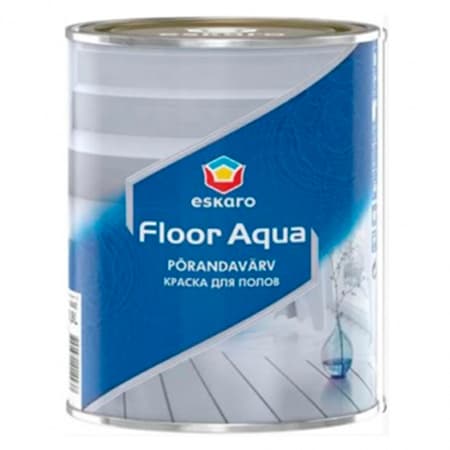 Краска износостойкая для полов Eskaro Floor Aqua 2,7л.