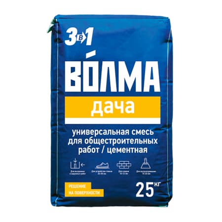 Сухая цементная смесь универсальная Волма Дача 25кг 1/56