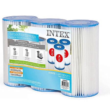Intex, Картридж "А" (блок из 3 шт) для фильтр-насосов 28604, 28638, 28636 и хлоргенератора 28