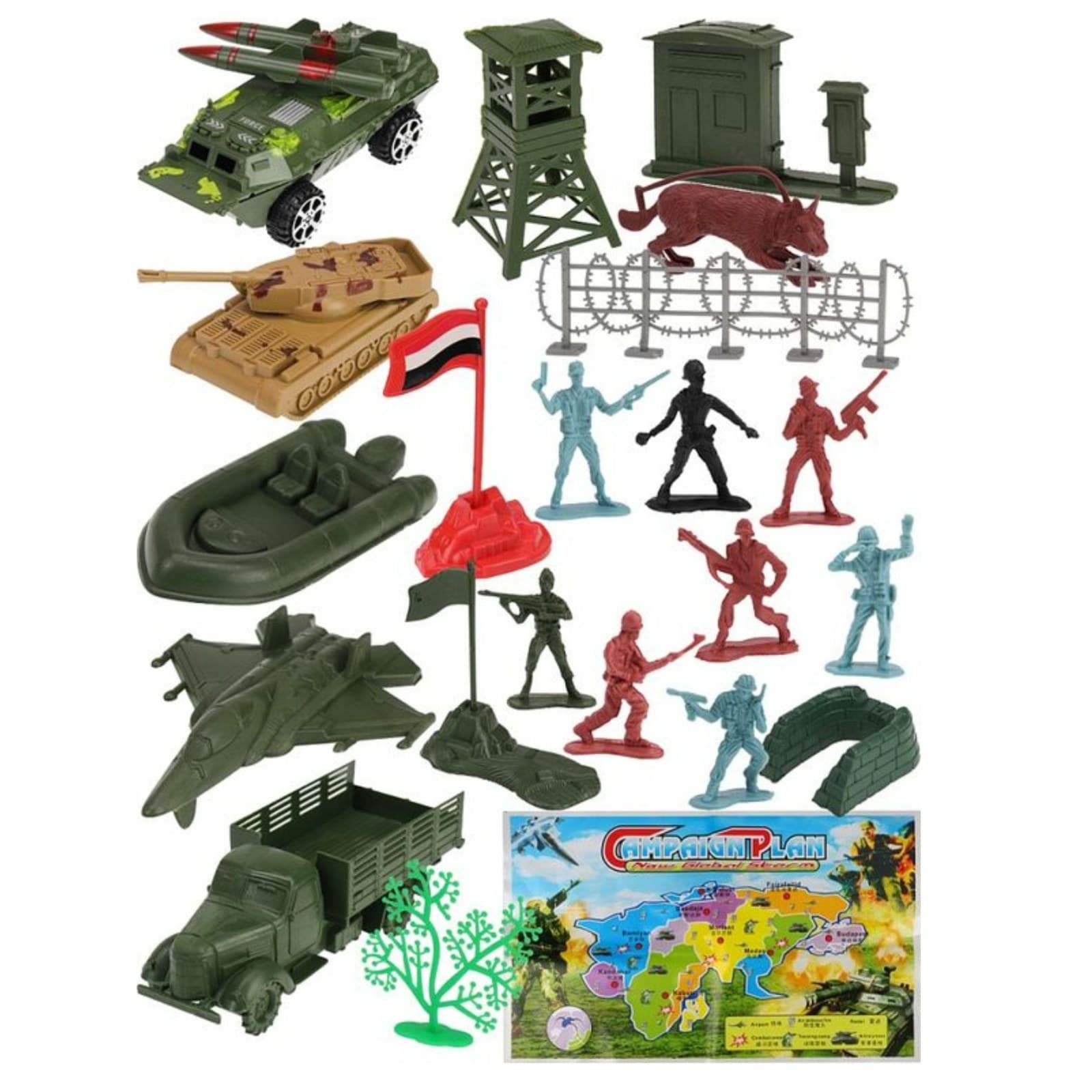 Игровой набор "Военные действия"(88 элементов) (Арт. 2092640)