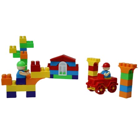 Игрушка-конструктор детский, набор "Ферма", 60 деталей, 1/12
