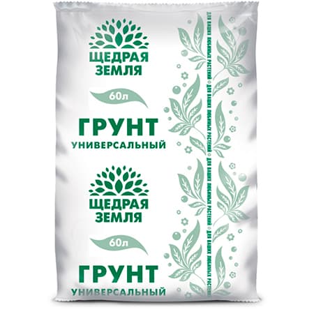 Грунт универсальный Щедрая земля 60л