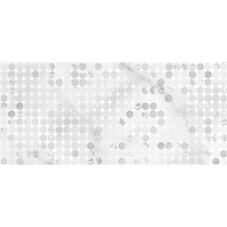 Вставка Glitter 20х44 белый 16566