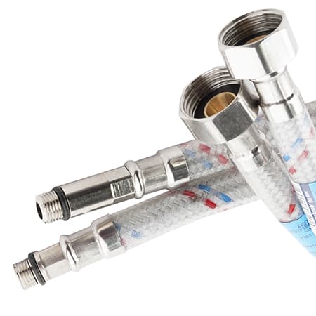 Г/П ЦС НЕЙЛОН для смесителей (штуцер 31/17мм) 1/2”хM10 L-500 (ПАКЕТ), уп. пара