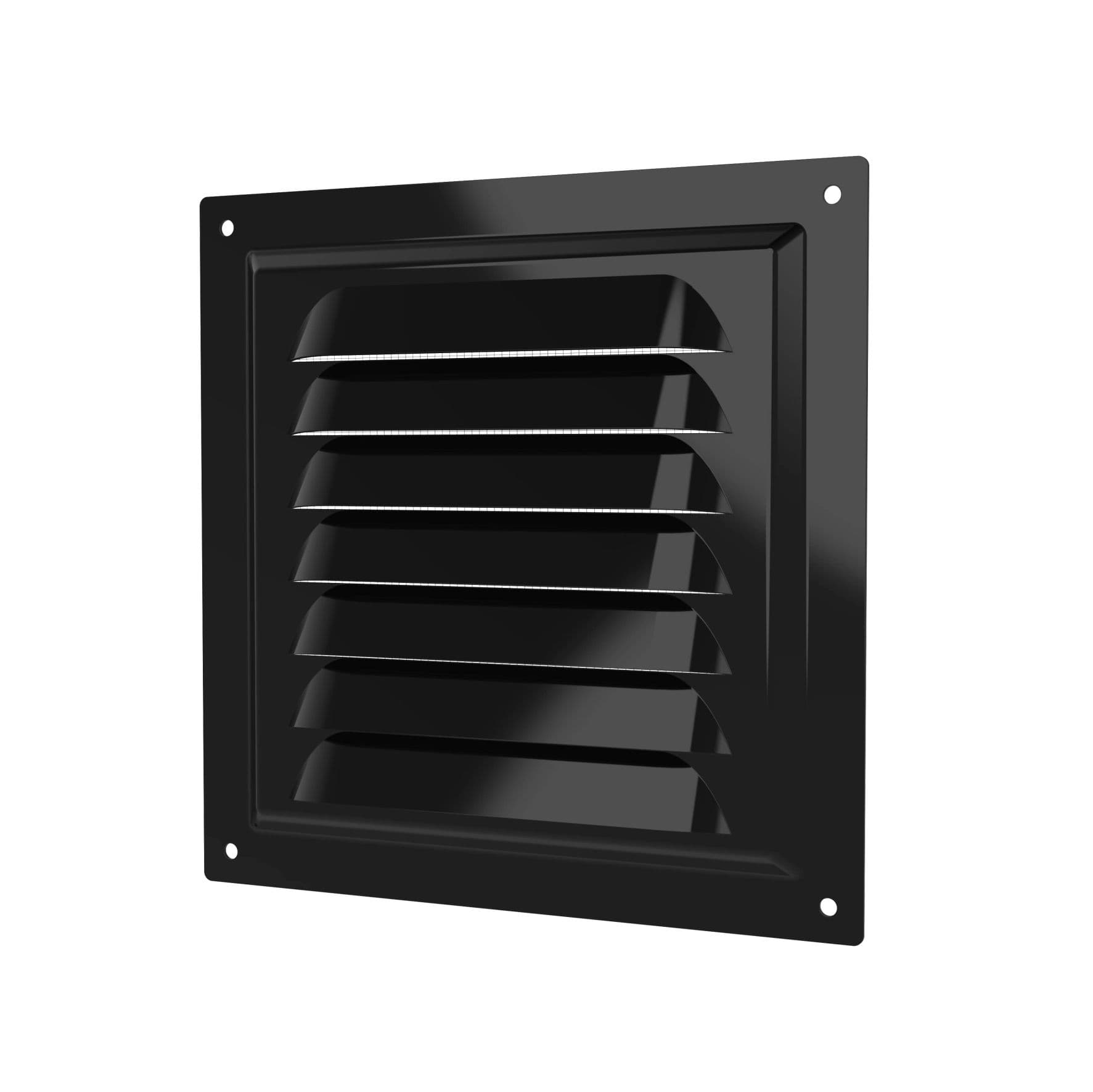 Решетка вентиляционная МЭ сетка 150х150 окраш.сталь Black ERA
