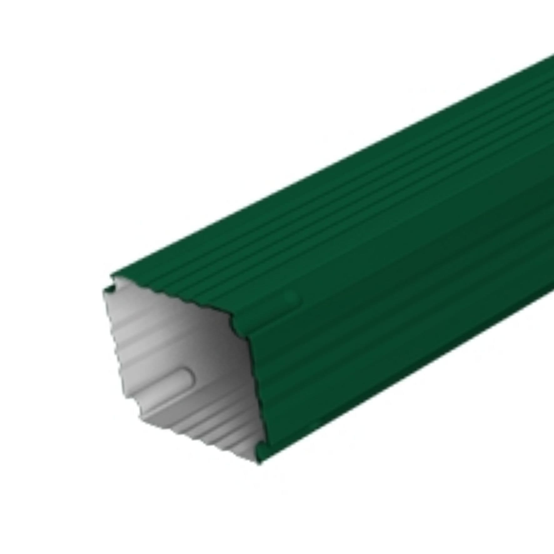Труба гофрированная Vortex Lite 76х102х3000 мм PE RAL 6005 зеленый мох GRL