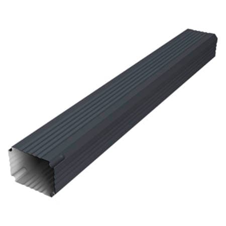 Труба гофрированная Vortex Lite 76х102х1000 мм PE RAL 7024 мокрый асфальт GRL