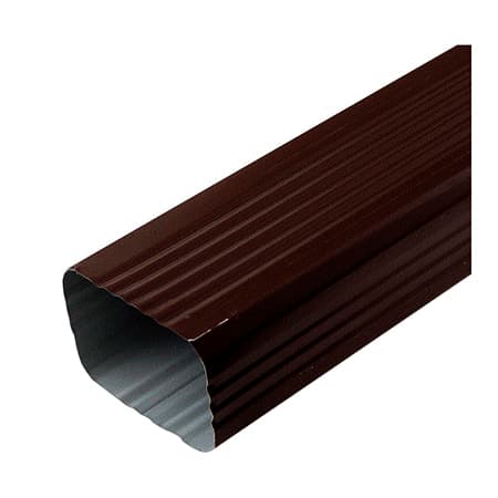 Труба гофрированная Vortex Lite 76х102х3000 мм PE RAL 8017 шоколад GRL