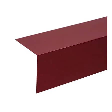 Планка карнизная 120х80 0,45 RAL 3005 красное вино