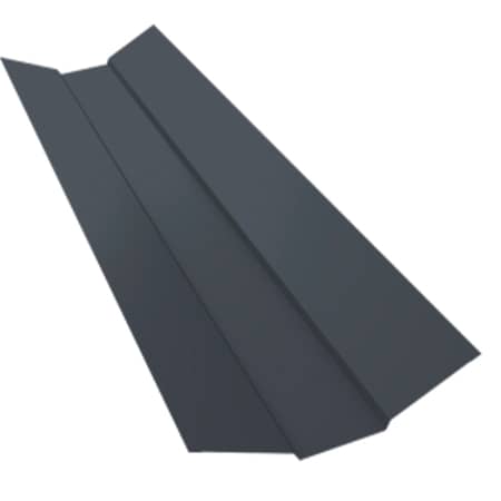 Планка ендовы верхней 95х80х95 0,45 RAL 7024 мокрый асфальт GRL