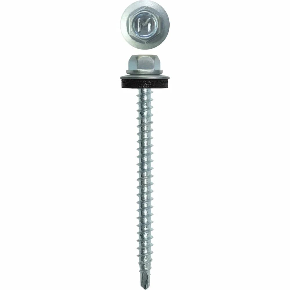 Саморез кровельный Daxmer 4,8х50 Цинк сверло №1 (уп. 150 шт)