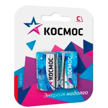 Элемент питания алкалиновый LR LR14 Максимум BP2 (блист.2шт) Космос KOCLR14MAX2BL RS