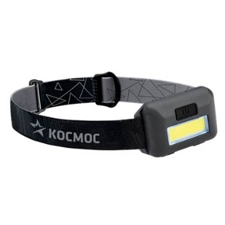 Фонарь светодиодный налобный компактный 3Вт COB КОСМОС KOC-H101-COB RS