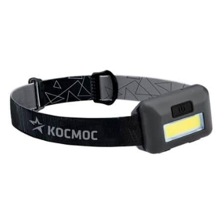 Фонарь светодиодный налобный компактный 3Вт COB КОСМОС KOC-H101-COB RS