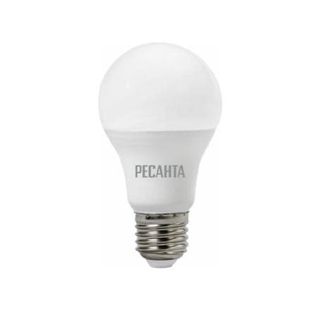 Лампа светодиодная LL-R-A80-20W-230-6K-E27 (груша, 20Вт, холод., Е27) Ресанта