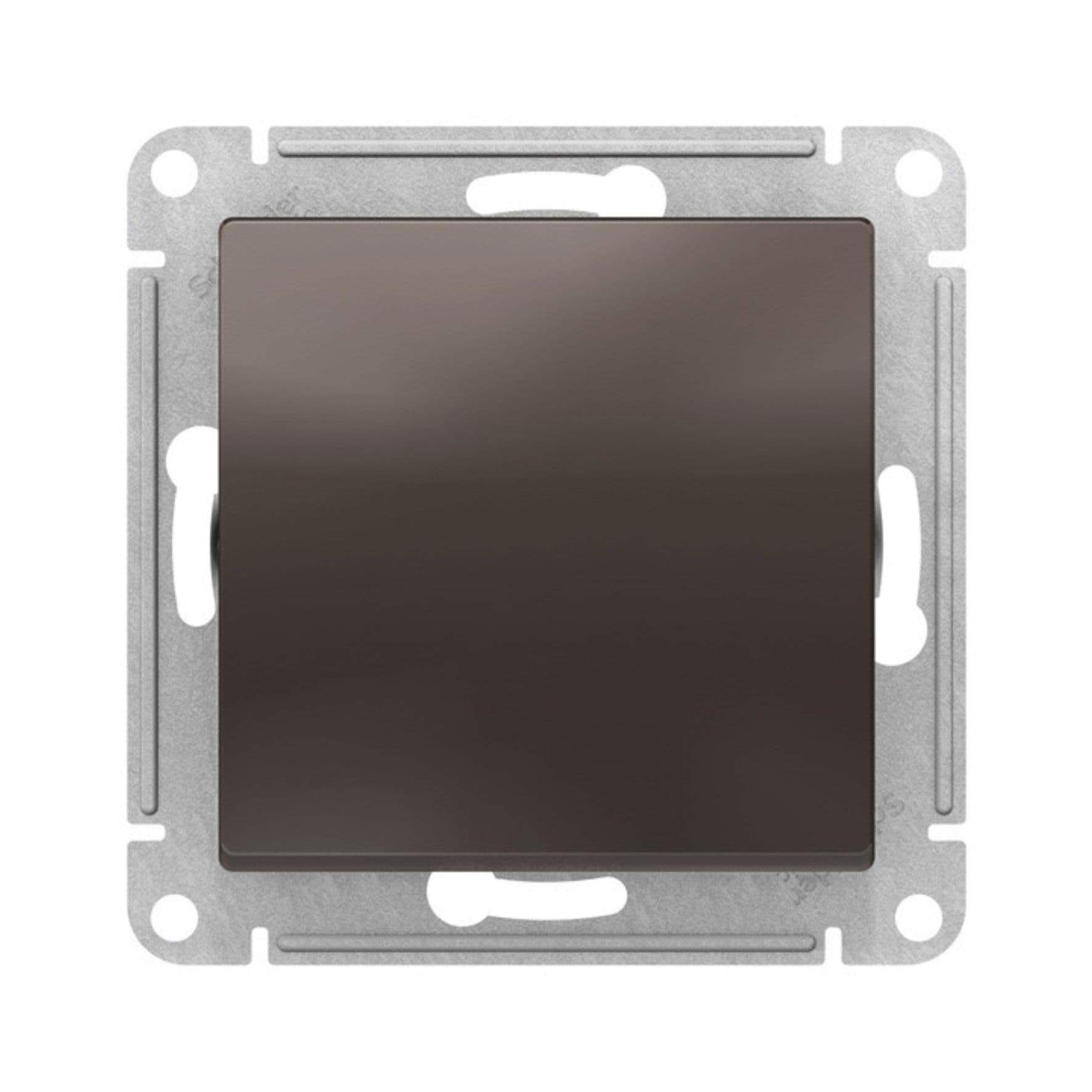 Выключатель 1-кл. СП AtlasDesign 10А IP20 (сх. 1) 10AX механизм мокко SE ATN000611
