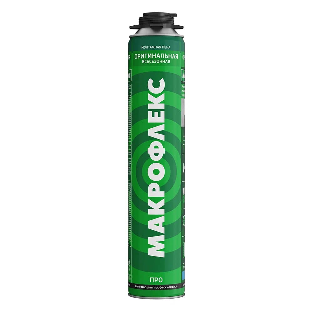 Монтажная пена Makroflex классик профессиональная 750мл. 2600694