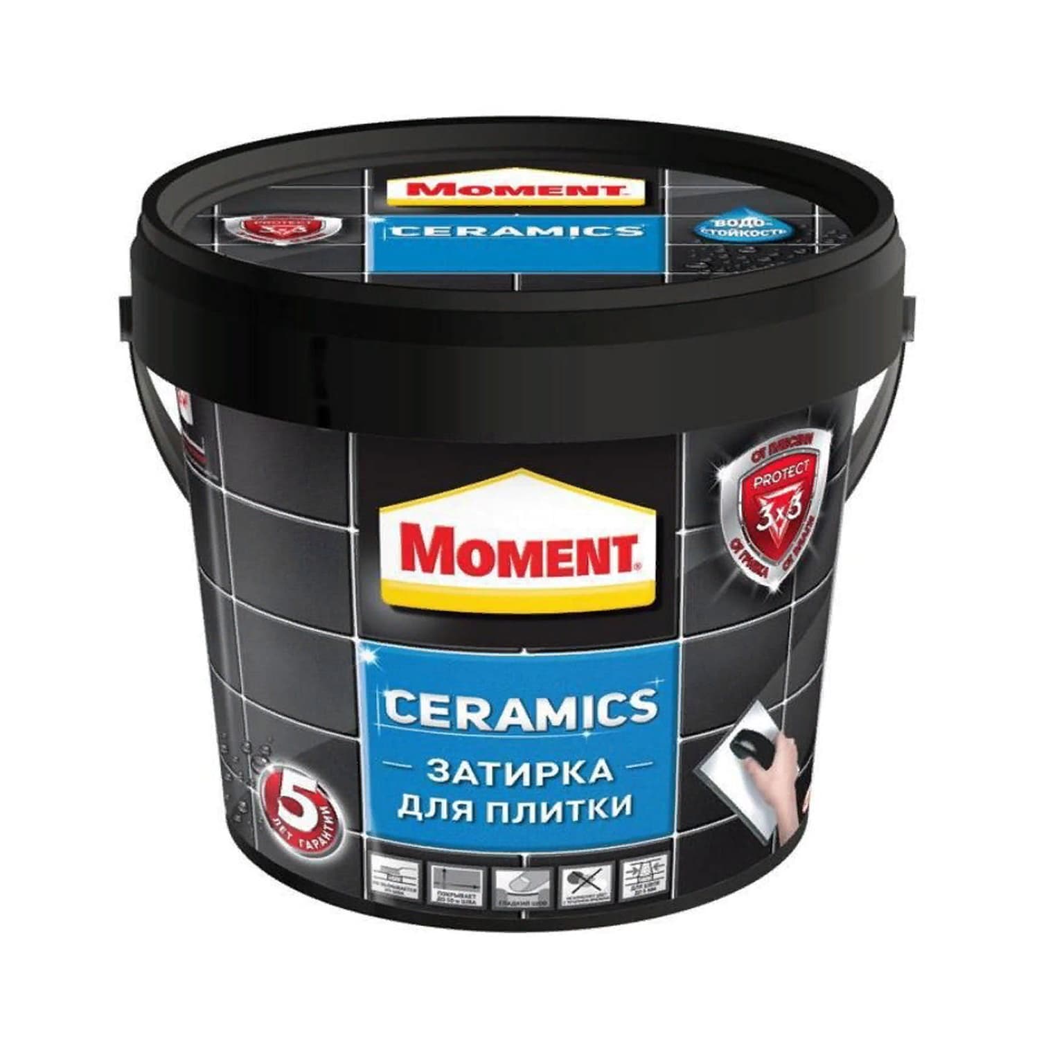 Затирка для плитки Moment Ceramics 1кг. (темно-коричневый) 1972109