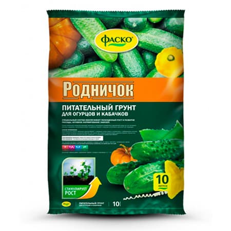 Грунт для огурцов Фаско Родничок 10л
