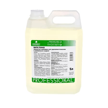 Средство для удаления плесени с дезинфицирующим эффектом Prosept Bath Fungi 5л 112-5