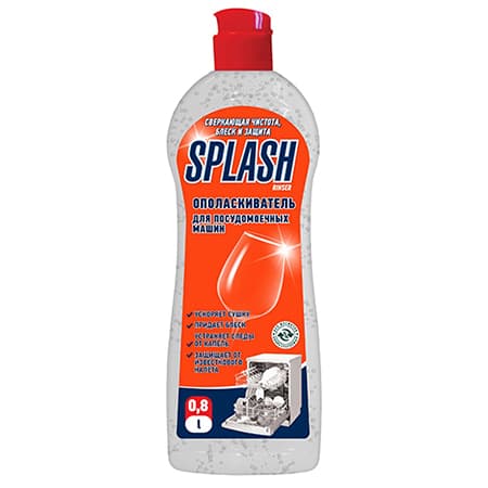 Ополаскиватель для посудомоечных машин Splash Rinser 800мл 160-08