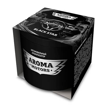 Ароматизатор гелевый "Aroma Motors" Black star 100мл 0171АС