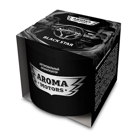 Ароматизатор гелевый "Aroma Motors" Black star 100мл 0171АС