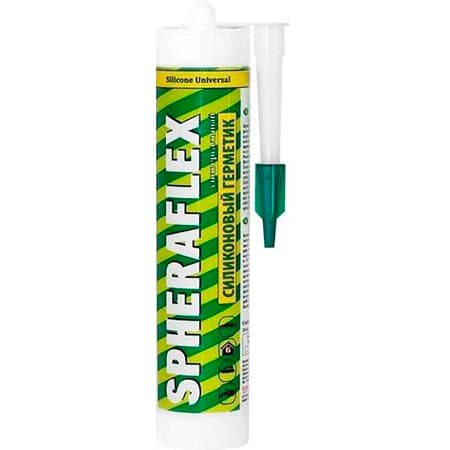 Герметик Spheraflex силиконовый Универсальный 300мл (белый) 0100101А