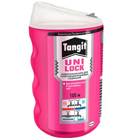 Нить для герметизации резьбовых соединений Tangit Uni-Lock 100м. 2169520