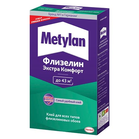 Клей для всех видов флизелиновых обоев Metylan Флизелин Экстра Комфорт 300г. 2719339/3000296