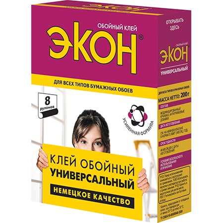 Клей ЭКОН обойный Универсальный 200г. 1312332