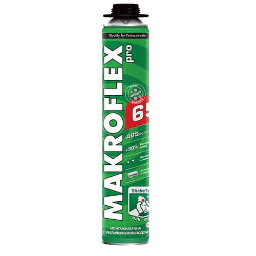 Монтажная пена Makroflex ShakeTec 65 профессиональная 850мл. 2250023