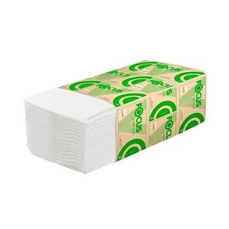 Салфетки для диспенсера Focus Extra Z-сложения 1-сл. 250л, белые 5069958