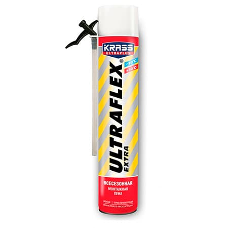 Монтажная пена KRASS Ultraflex Extra Всесезонная Стандарт 650мл. 0005283