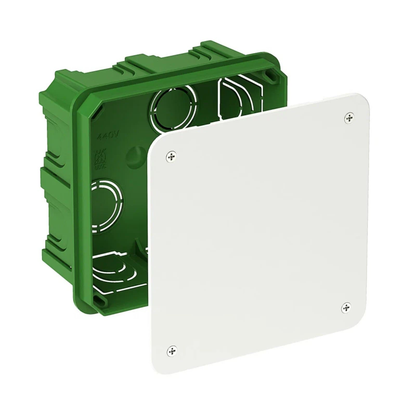 Коробка для сплошных стен распределительная с/у 100х100х50 Systeme Electric (1/72)