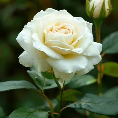 Роза белая с5