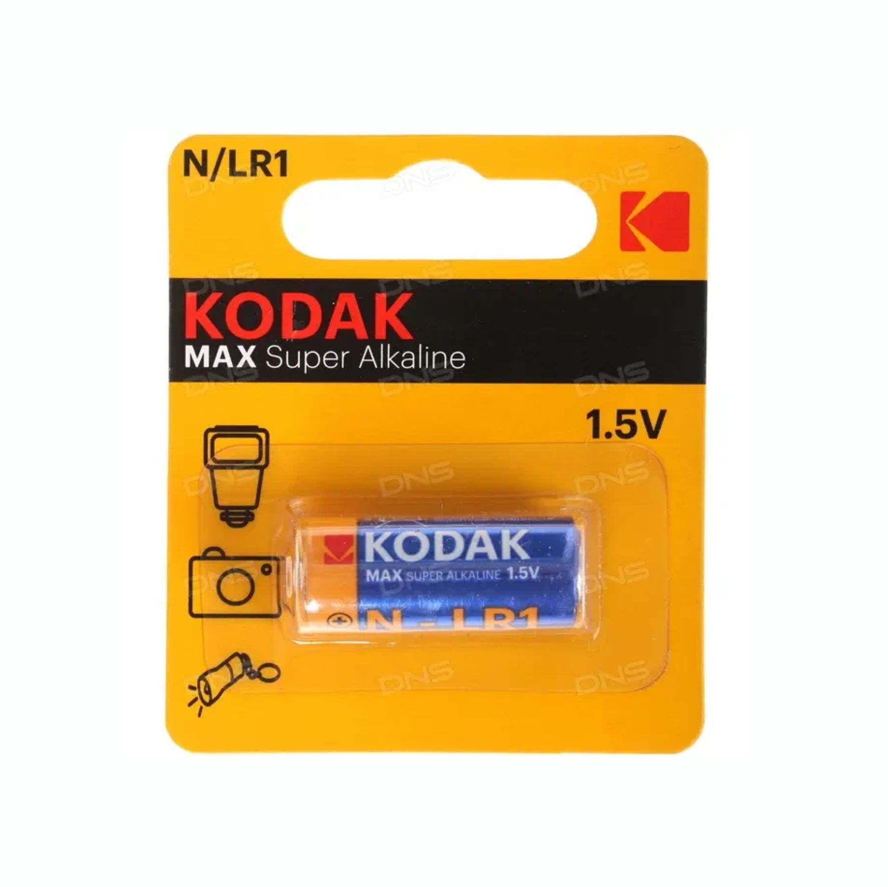 Батарейки алкалиновые AA, 1.5В, отрывной блистер, 1 шт. Kodak Max (арт. LR6-10BL/1)