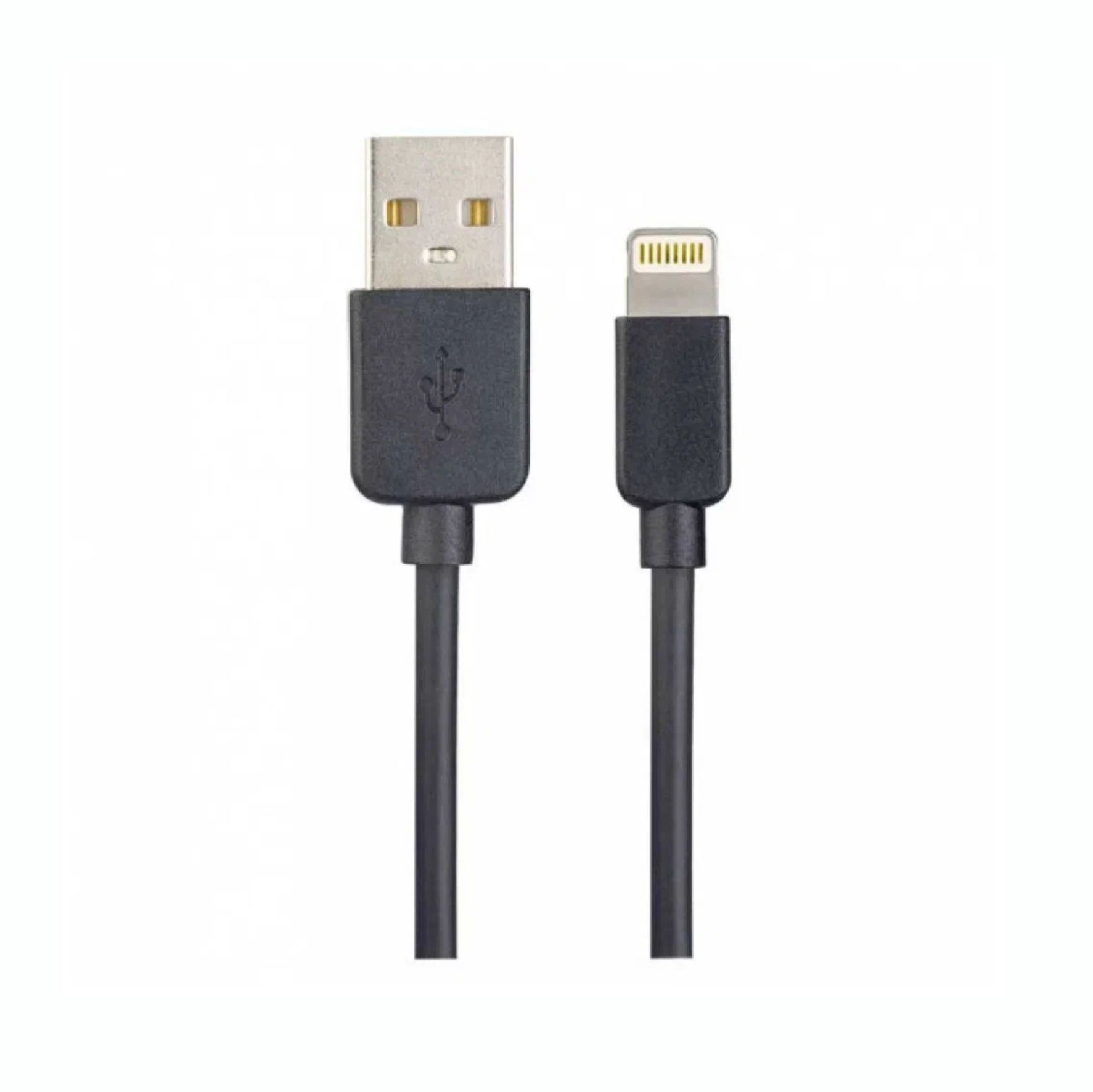 Кабель зарядный Lightning/USB (1м) iPhone 6/7/8/X Черный (арт. A0605022)