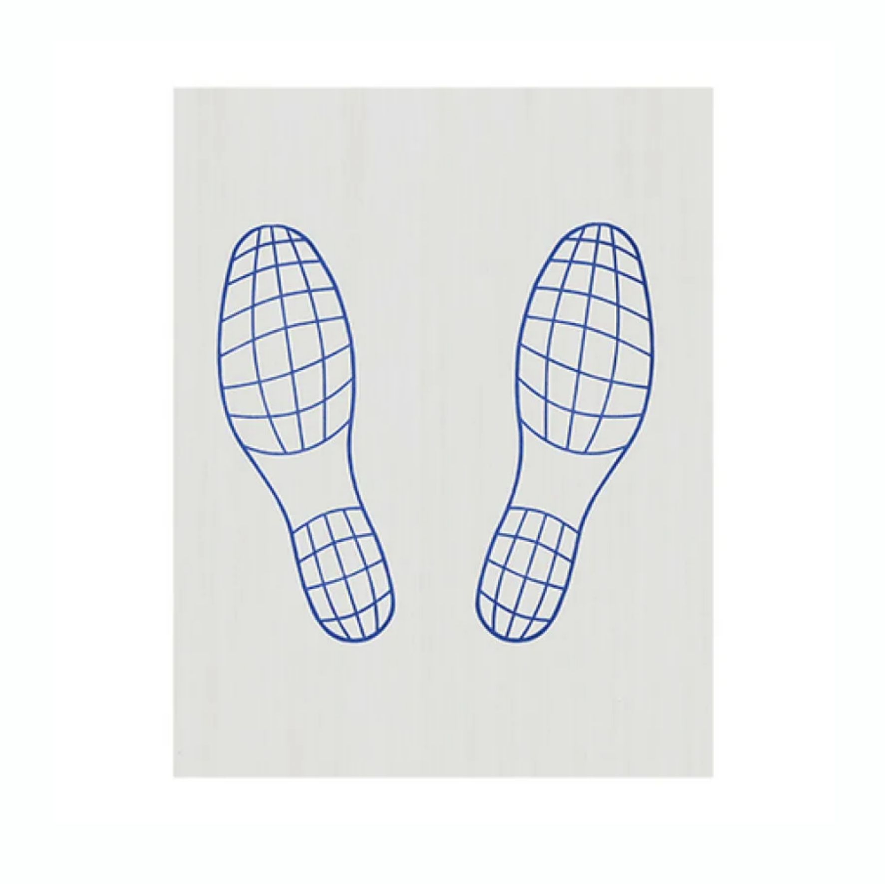 Коврики бумажные для автомобиля (голубой рисунок), 100 шт. (арт. 438636119)