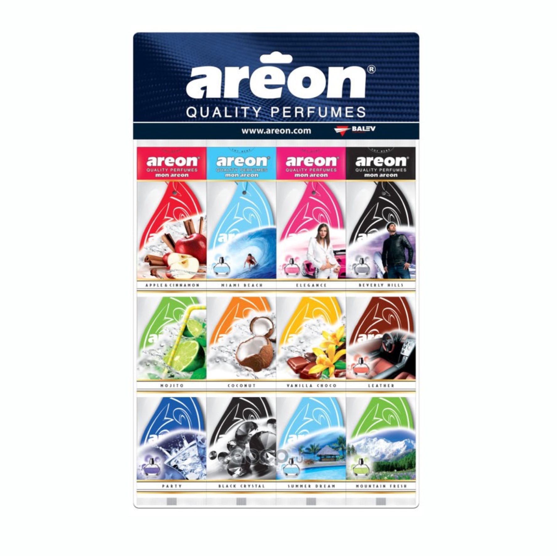 Ароматизатор для автомобиля "MON AREON DELICIOUS" AREON в ассортименте