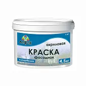 Краска в/д фасадная супербелая "ЛАТЕК" 7кг. Л 301
