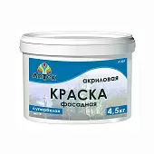 Краска в/д фасадная супербелая "ЛАТЕК" 14кг. Л 301