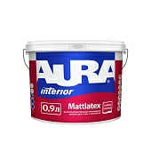 Краска моющаяся для стен и потолков Aura Mattlatex 0,9л