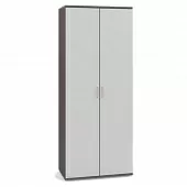 Шкаф двухстворчатый для одежды Стратегия Серая S77