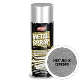 Эмаль аэрозольная Parade Metal Spray 1680 металлик серебро